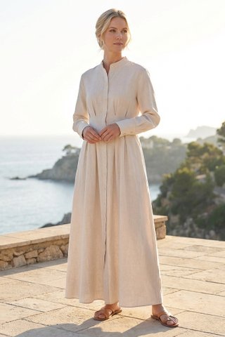 Nolaine Tuck Seam Dress