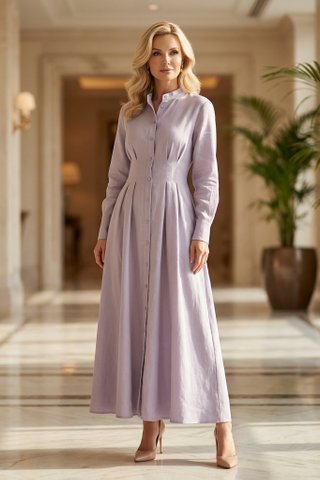 Nolaine Tuck Seam Dress