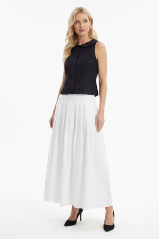 Phylene Double Collar Sleeveless Shirt