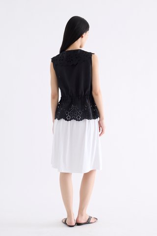 Zoe Lace Waist-Tie Top