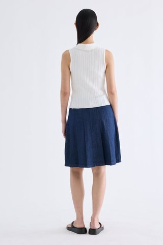 Pamoryn Collared Knit Tank
