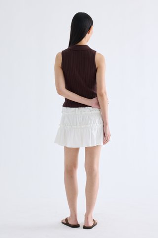 Pamoryn Collared Knit Tank