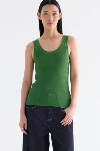 Kanery Scoop-Neck Rib Tank