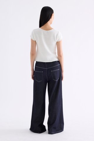 Helyn Button-Down Knit Top