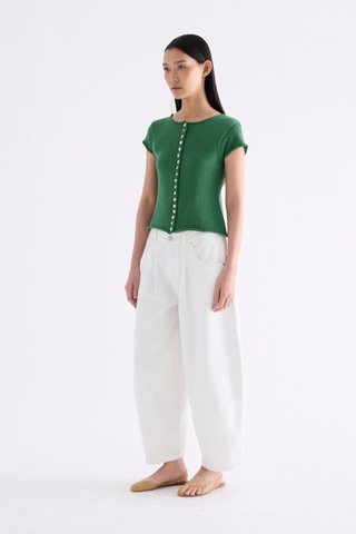 Helyn Button-Down Knit Top