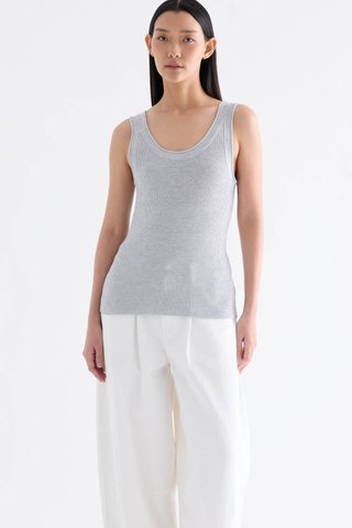 Kanery Scoop-Neck Rib Tank