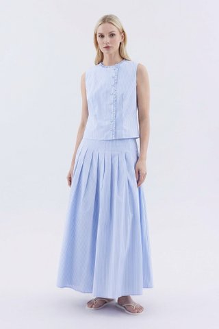 Tiselle Ruffle-Trim Top