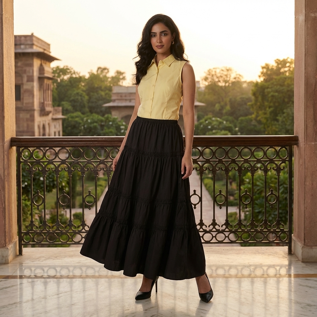 Linsey Tiered Full Skirt