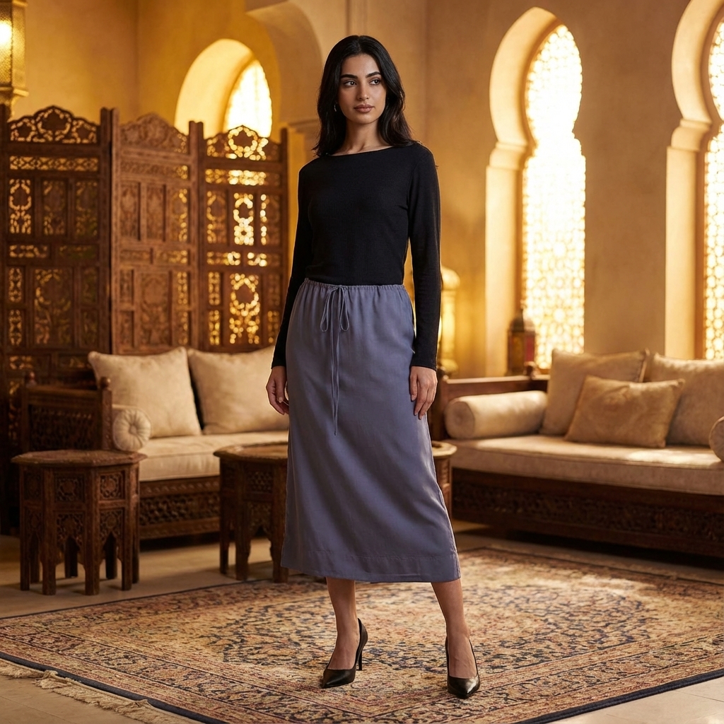 Averil Drawstring Skirt