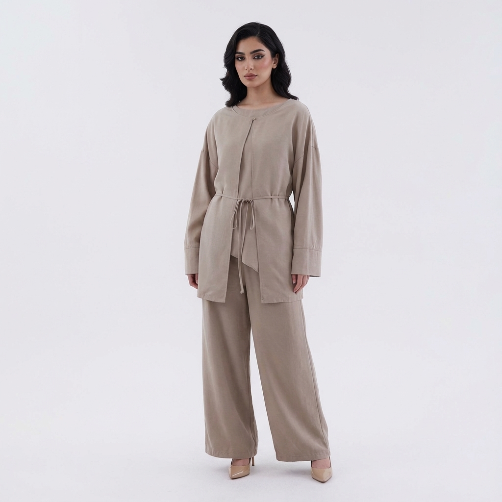 Crisabel Tie-Waist Kimono