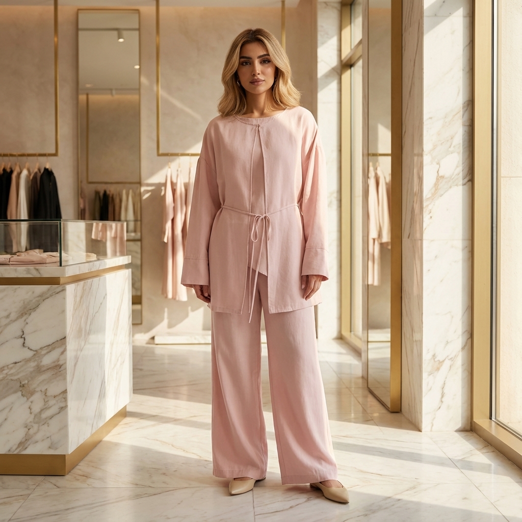 Crisabel Tie-Waist Kimono