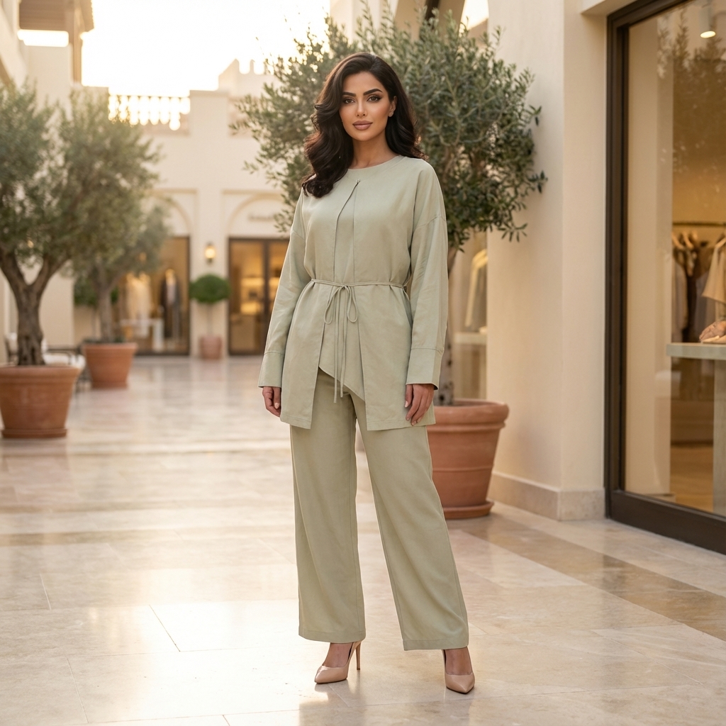 Crisabel Tie-Waist Kimono