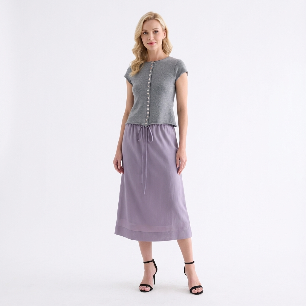 Helyn Button-Down Knit Top