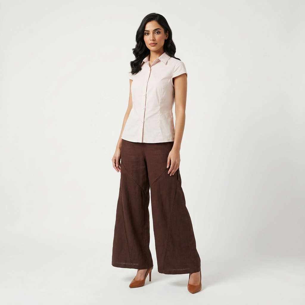 Lacqua Lace-Trim Panelled Pants