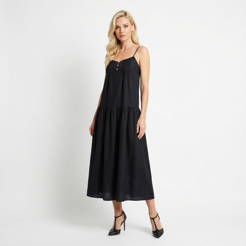 Lamere Drop-Waist Dress