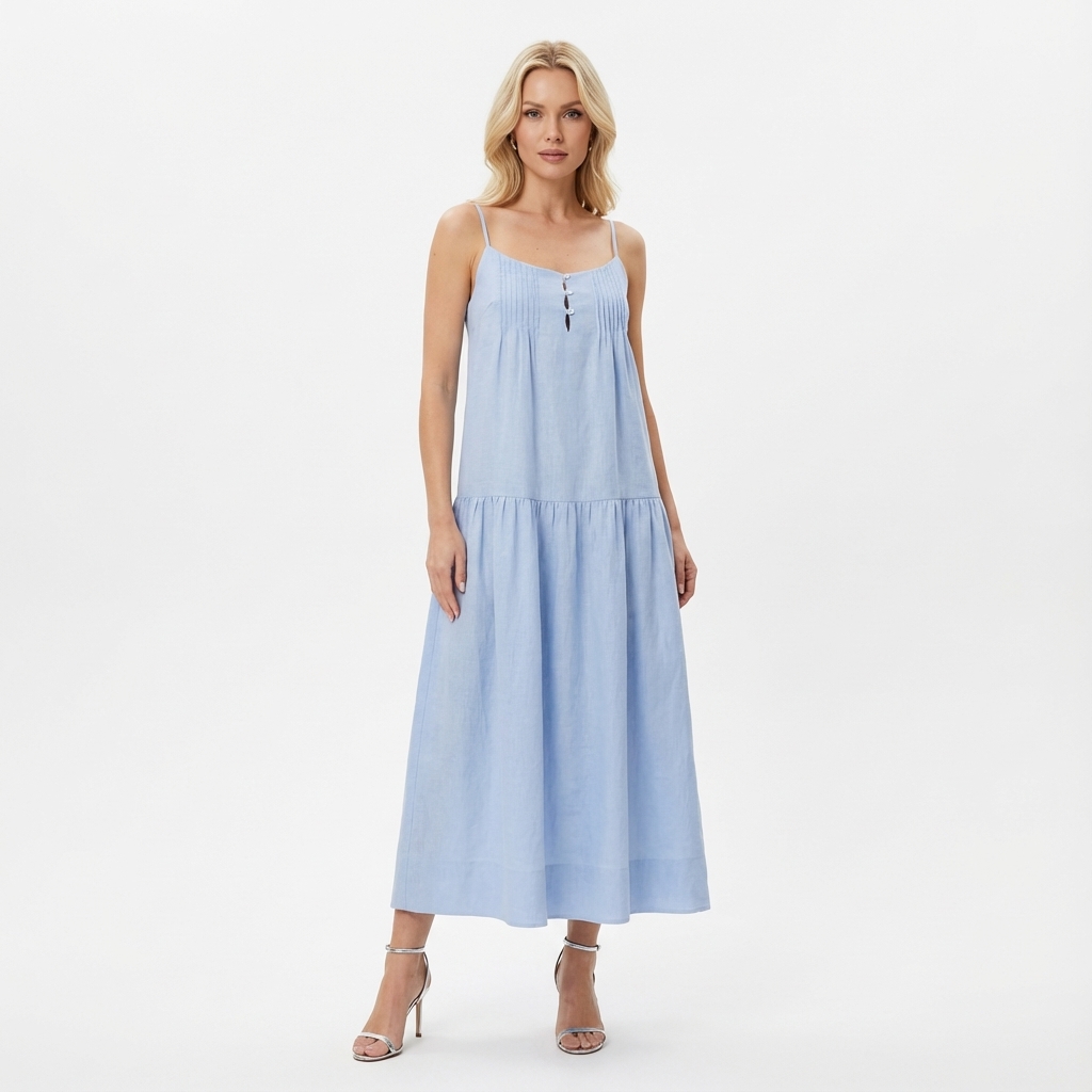 Lamere Drop-Waist Dress