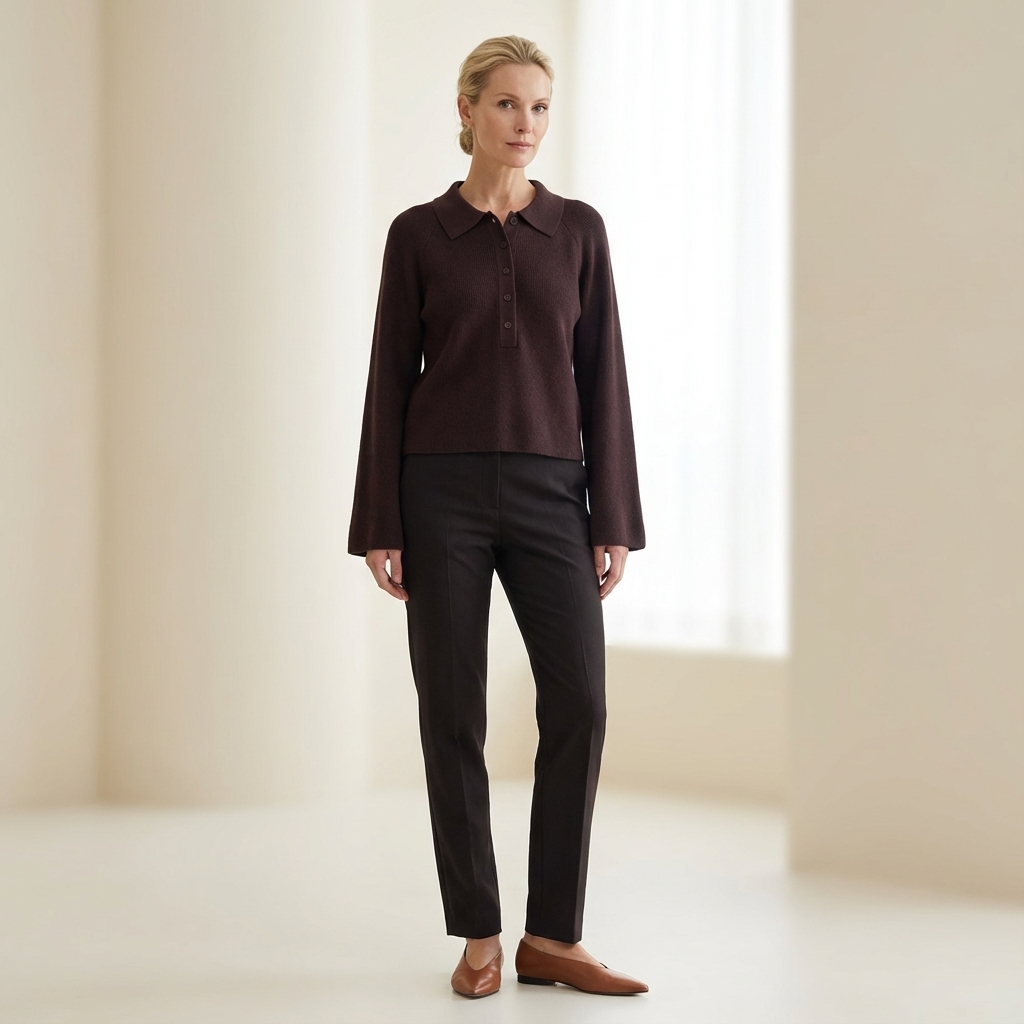 Maude Half Button Oversized Sweater