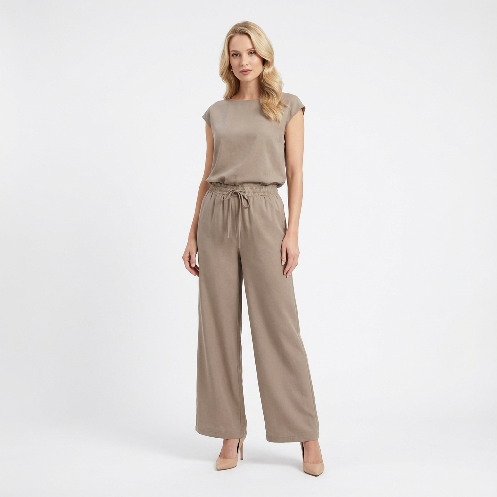 Melena High-Rise Drawstring Pants