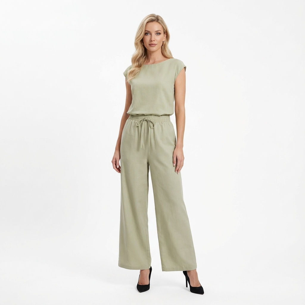 Melena High-Rise Drawstring Pants