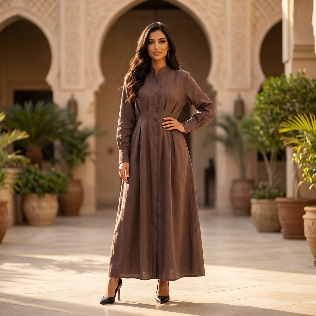 Nolaine Tuck Seam Dress