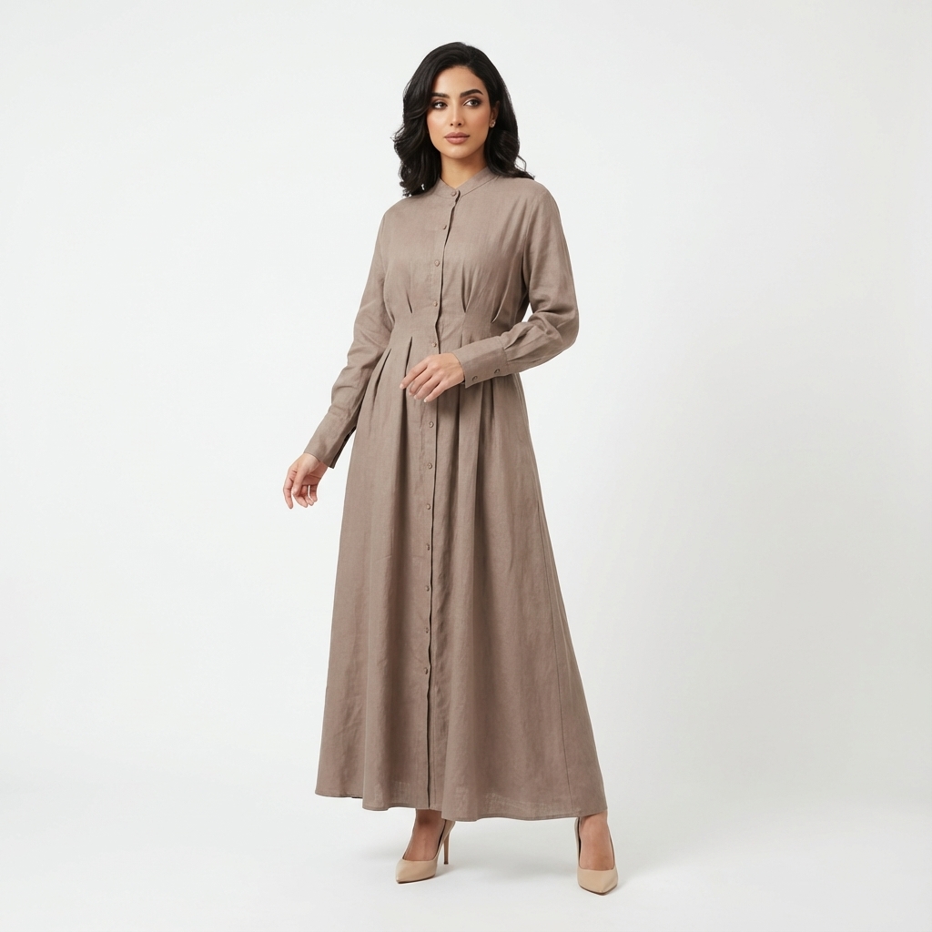 Nolaine Tuck Seam Dress