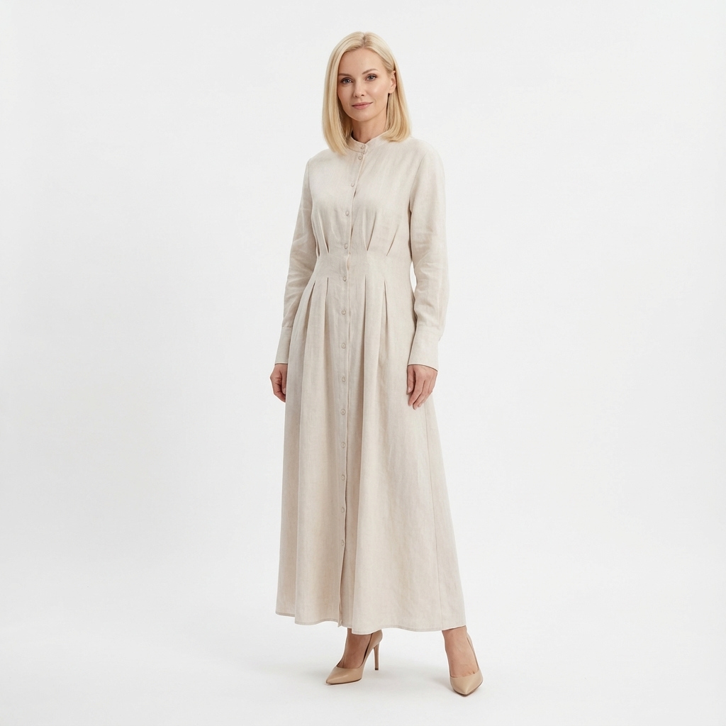 Nolaine Tuck Seam Dress