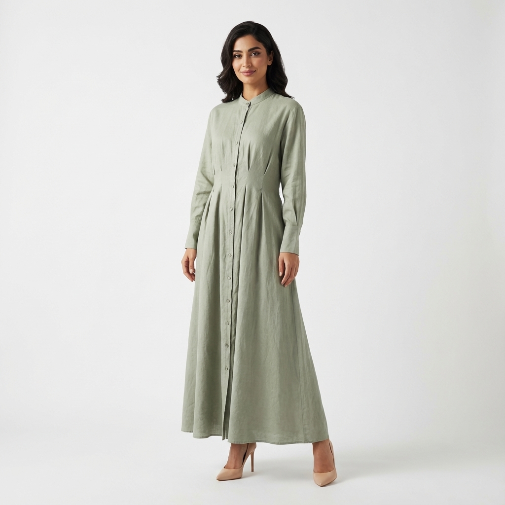Nolaine Tuck Seam Dress