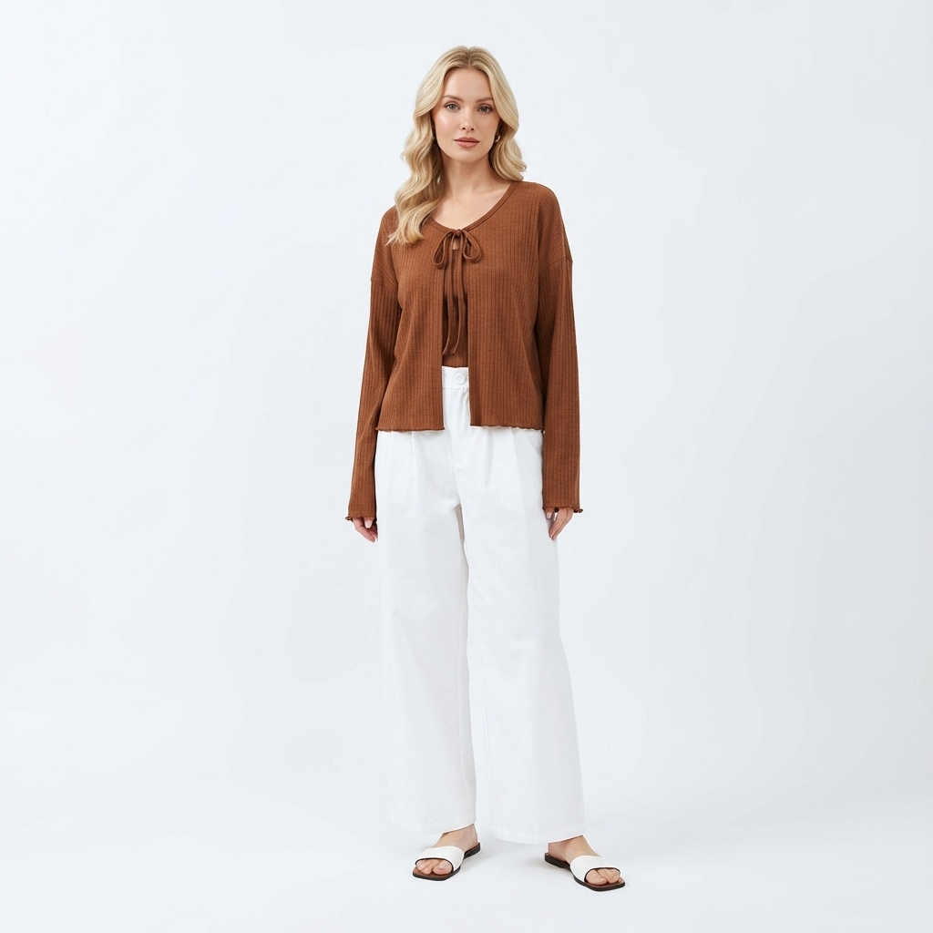 Osmo Front Tie Cardigan