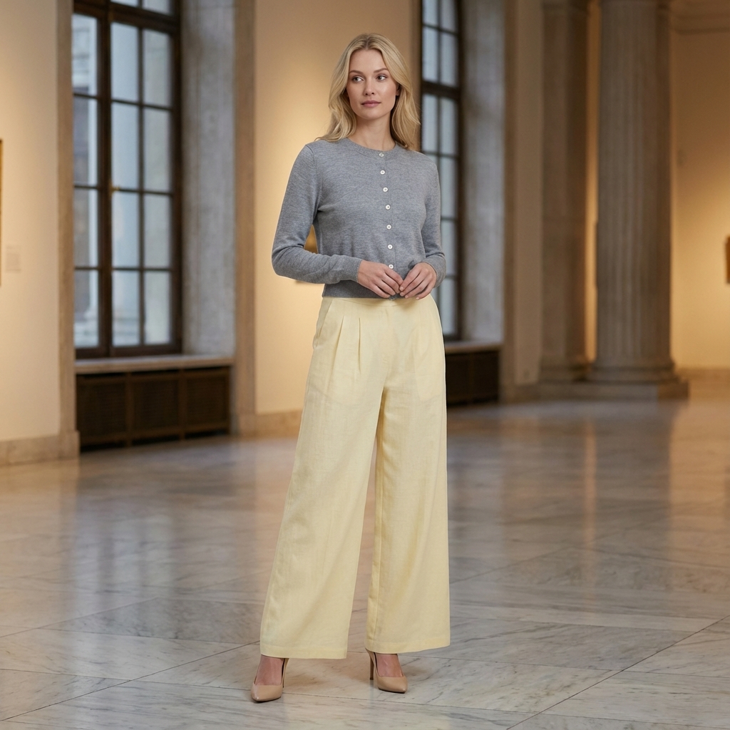 Portia High-Rise Double Pleat Pants