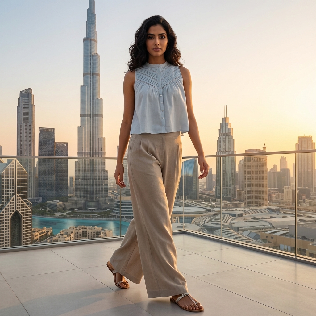 Portia High-Rise Double Pleat Pants