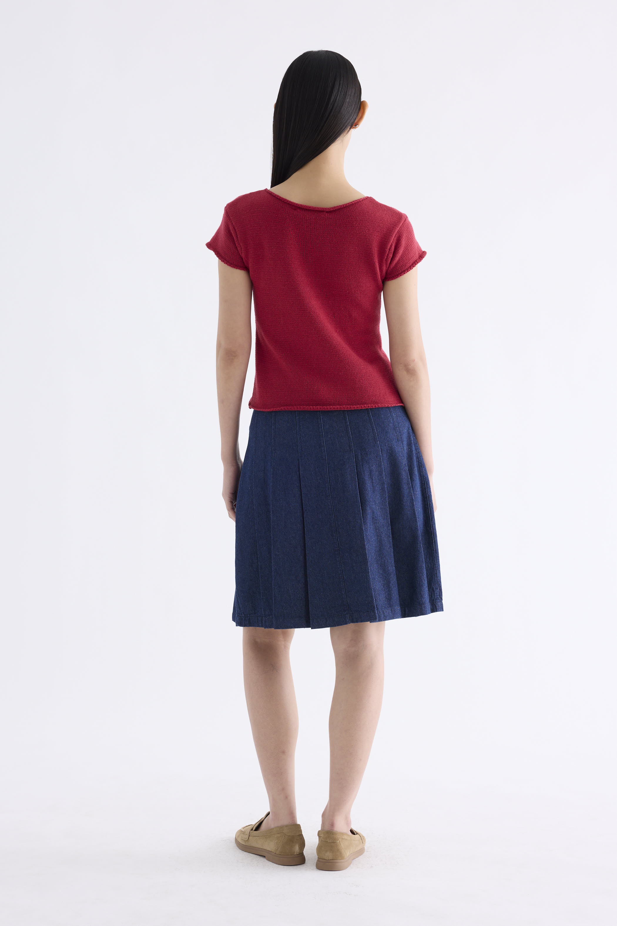 Helyn Button-Down Knit Top