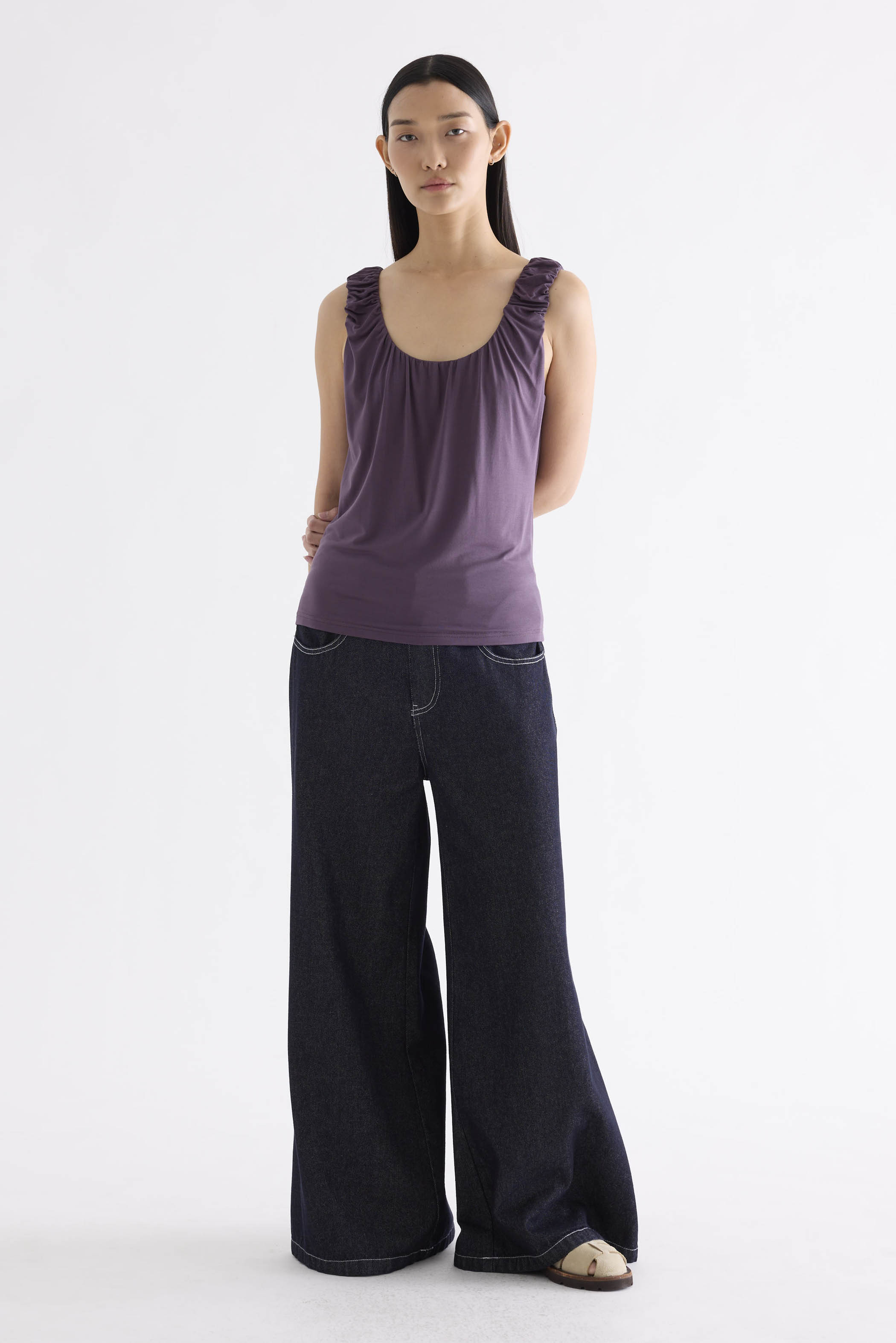 Endelyn Ruch Strap Top