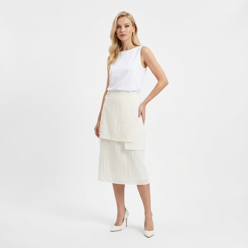 Serabelle High-Rise Layered Skirt