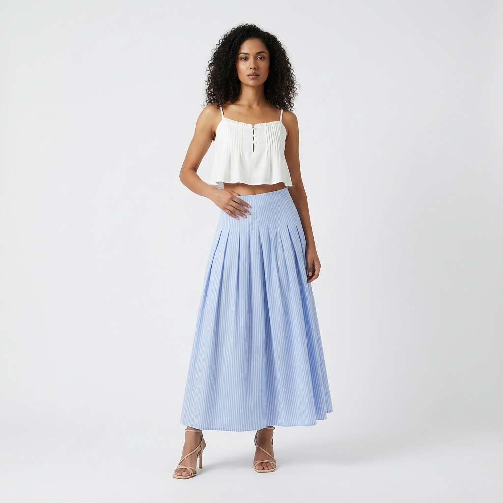 Sherley Pin-Tuck Cami Top