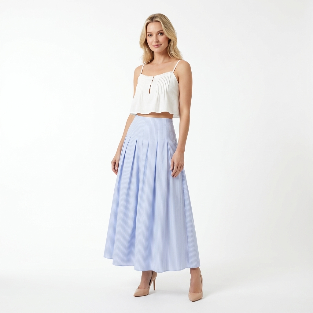 Sherley Pin-Tuck Cami Top