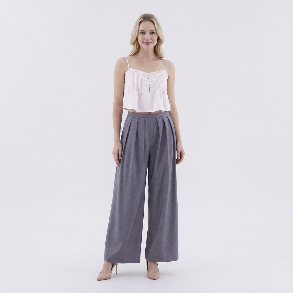 Sherley Pin-Tuck Cami Top