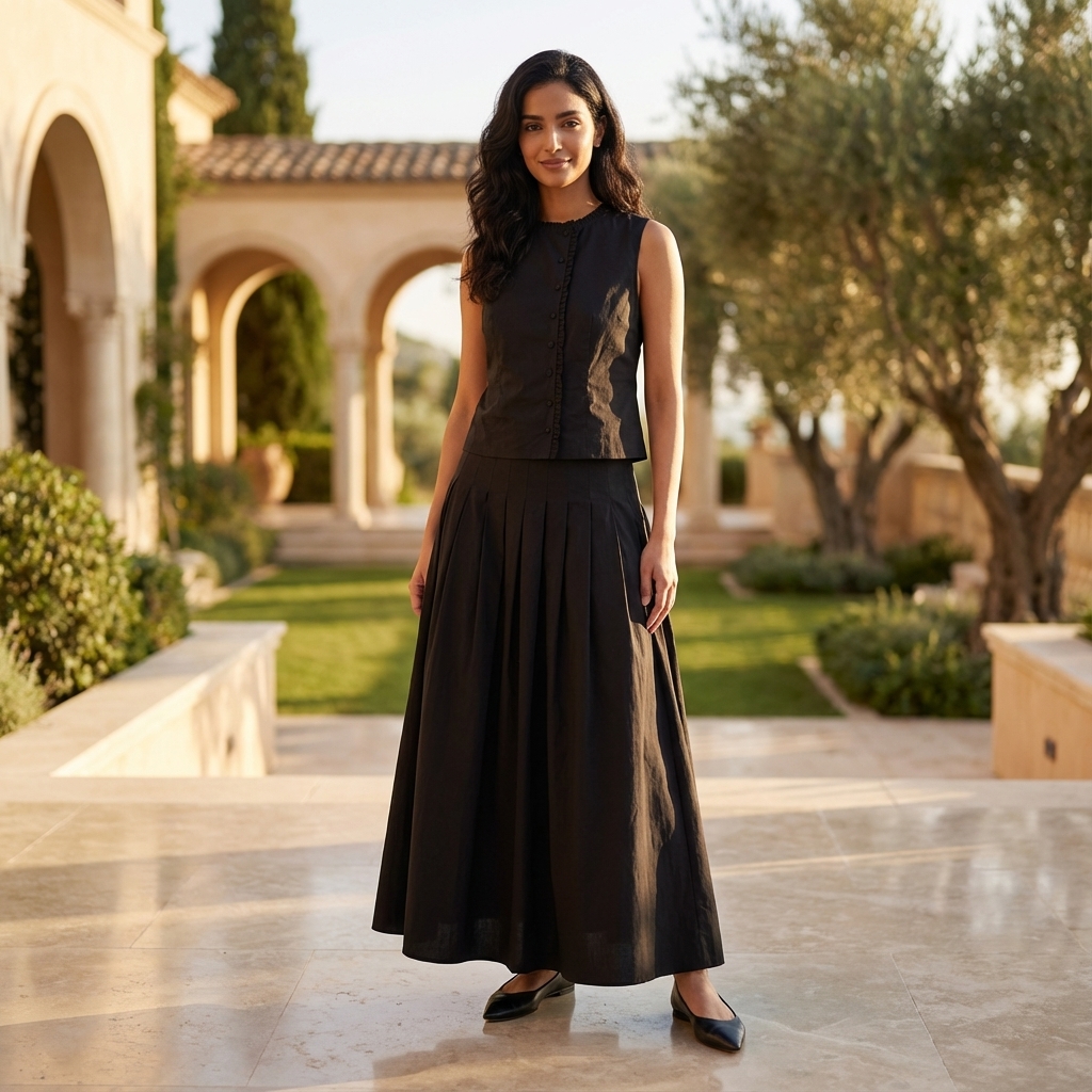 Tiselle Ruffle-Trim Top