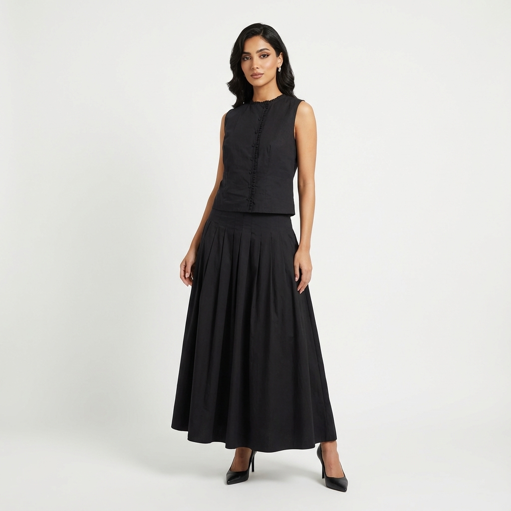 Tiselle Ruffle-Trim Top