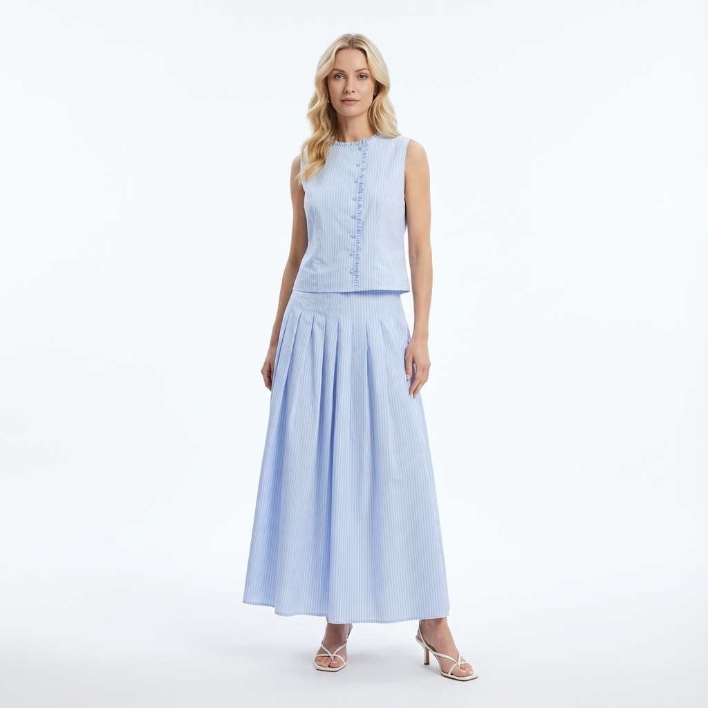 Tiselle Ruffle-Trim Top