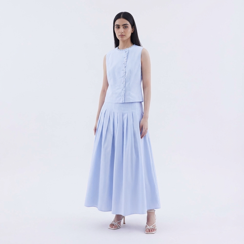 Tiselle Ruffle-Trim Top