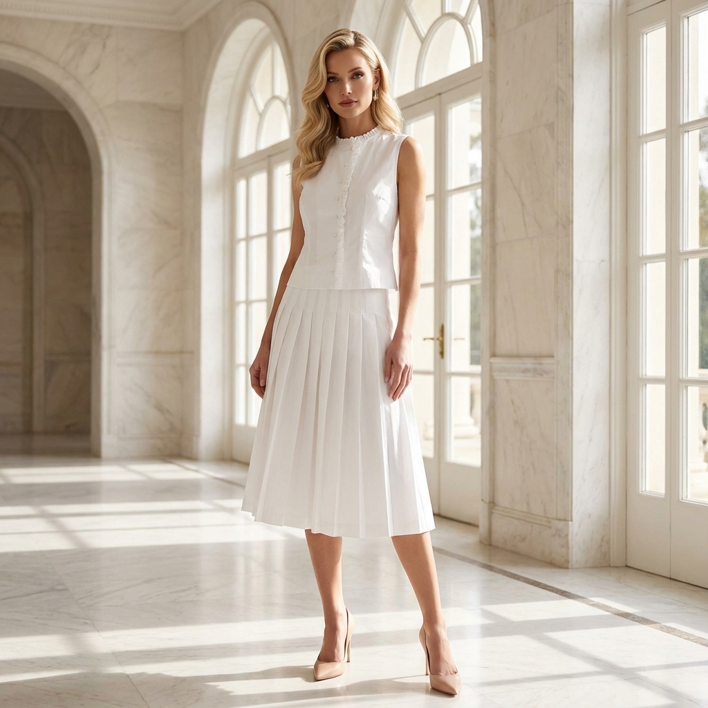 Tiselle Ruffle-Trim Top