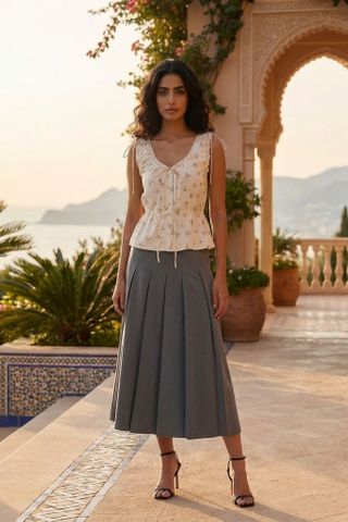 Danielle Strappy Drawstring Top