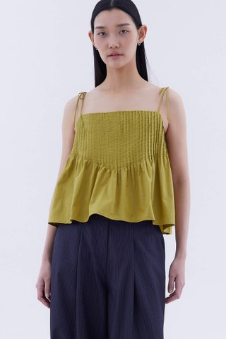 Brenella Pin-tuck Top
