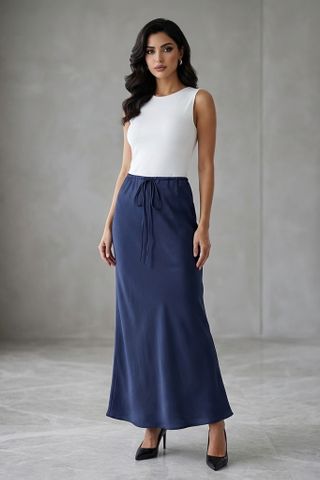 Tove Drawstring Bias Skirt