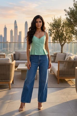 Marlon Contrast Stitch Jeans