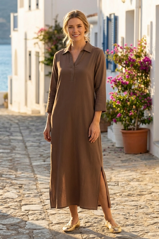 Juno Notch Collar Dress