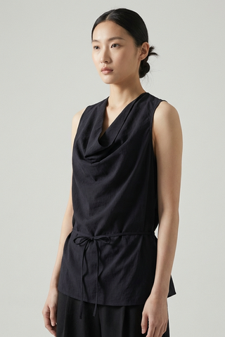 Jupierre Drape-Front Top