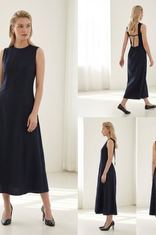 Jeroe Open-Back Dress