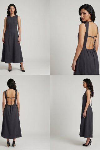 Jeroe Open-Back Dress