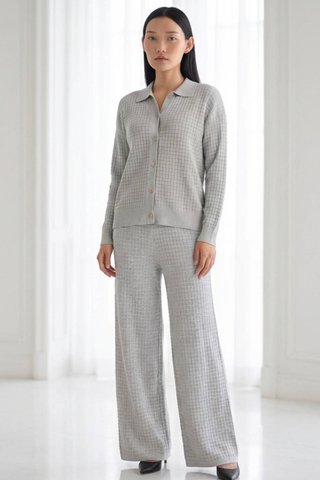 Quirelle Waffle-Knit Top